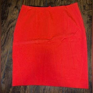 Orange reddish skirt